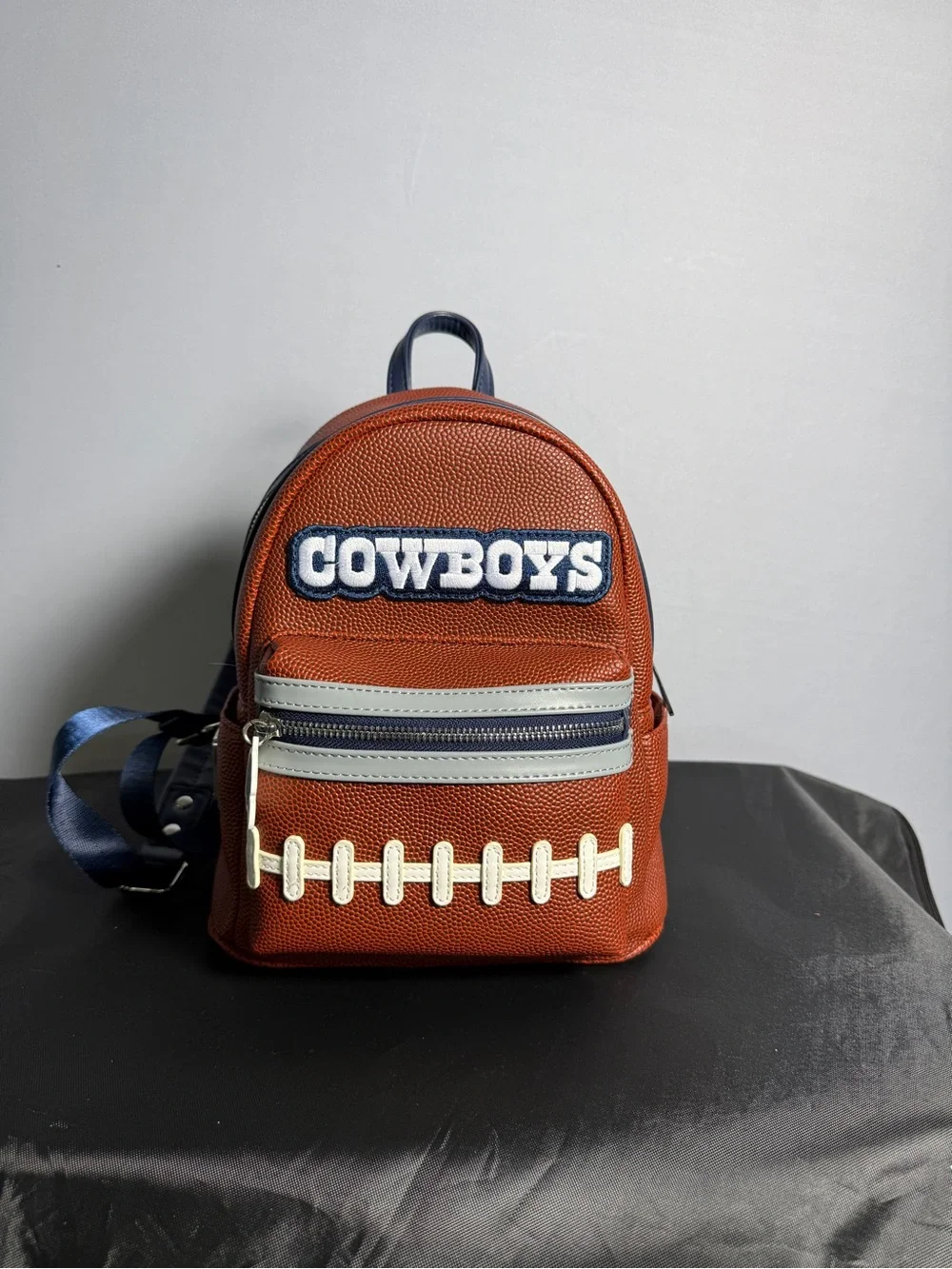 Loungefly Cowboys Football-Style Brown Mini Backpack